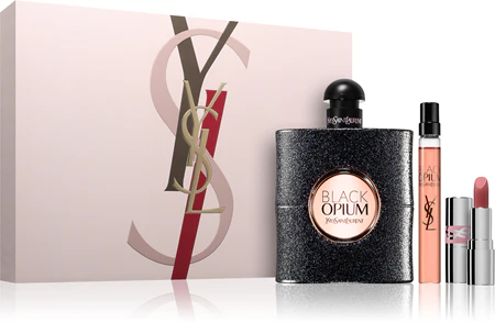 YVES SAINT LAURENT BLACK OPIUM EDP (W) 90ML GIFT SET – Luxury