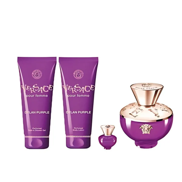 VERSACE POUR FEMME DYLAN PURPLE EDP (W) 100ML GIFT SET – Luxury